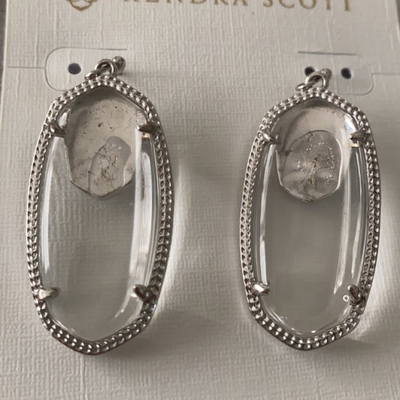 Kendra Scott Silver Emmy Earrings - Picture 5 of 5